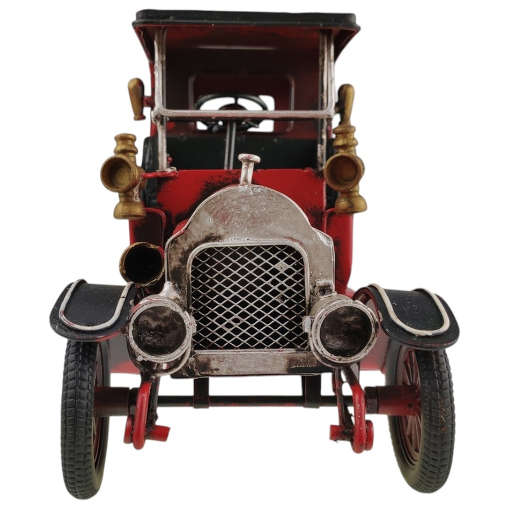 [LA-1820064] Blechmodell Blechauto Modellauto Oldtimer rot schwarz Bild 2