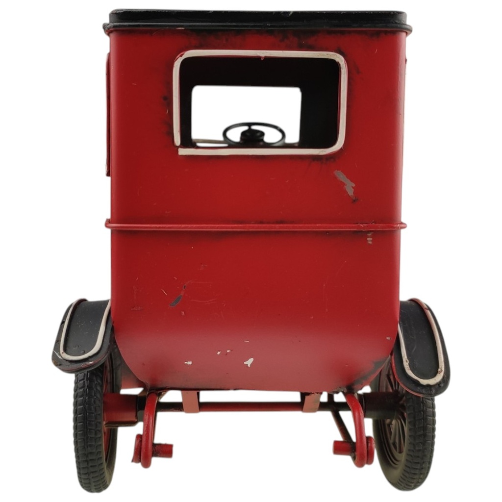 [LA-1820064] Blechmodell Blechauto Modellauto Oldtimer rot schwarz Bild 5