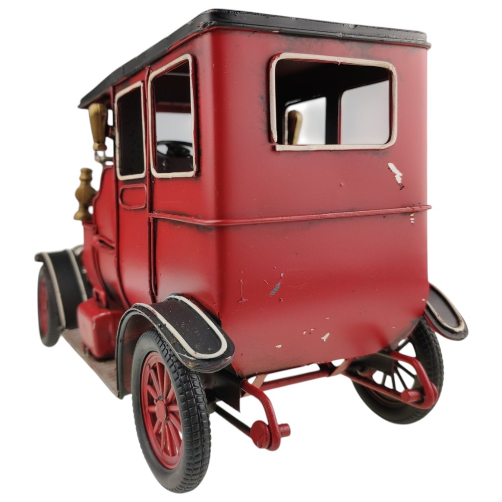 [LA-1820064] Blechmodell Blechauto Modellauto Oldtimer rot schwarz Bild 6
