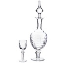 [LA-1821874] Likör Set Karaffe und 6 Gläser aus handgeschliffenem Glas Bild 2