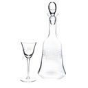 [LA-1821879] Likör Set Karaffe und 6 Gläser aus handgeschliffenem Glas Bild 2