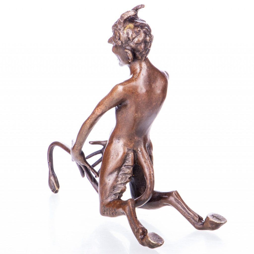 [LA-1821899] Erotische Bronzefigur Wiener Art Nackter Teufel Bild 2