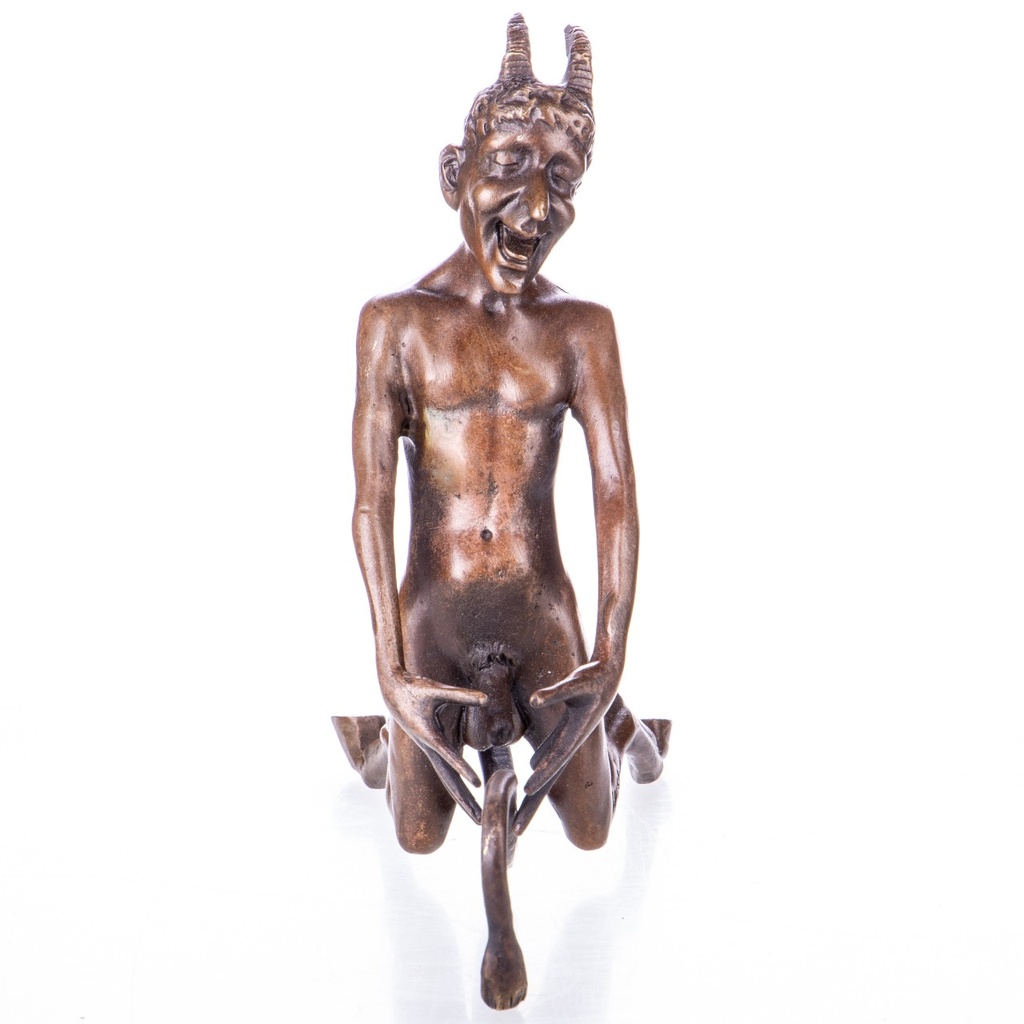 [LA-1821899] Erotische Bronzefigur Wiener Art Nackter Teufel Bild 3