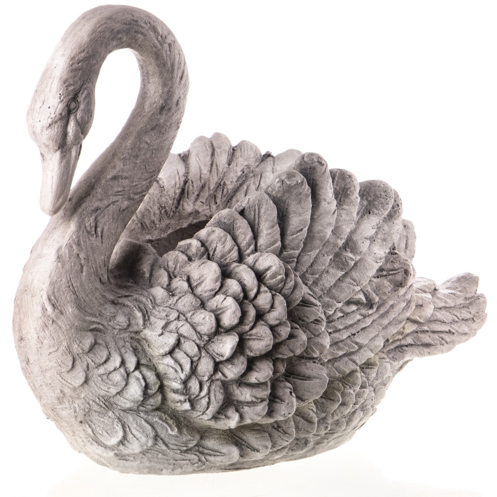 [LA-1821971] Polyresinfigur Blumentopf Schwan Bild 4