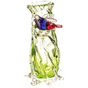 [LA-1821984] Murano-Stil Glas Vase mit Vogel Bild 3