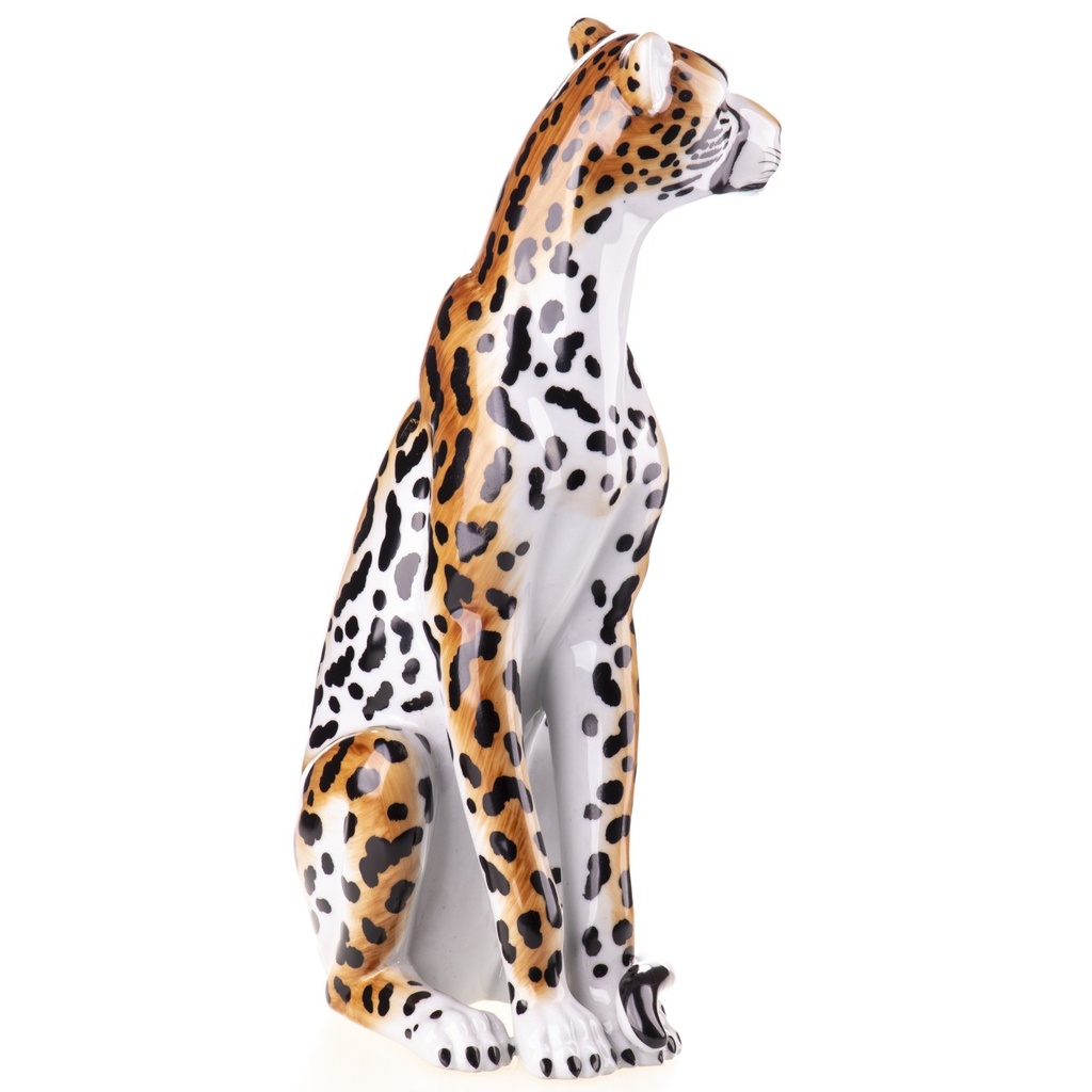 [LA-1822002] Porzellan Figur sitzender Gepard Bild 3