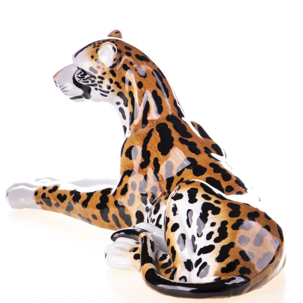 [LA-1822003] Porzellan Figur liegender Gepard Bild 2