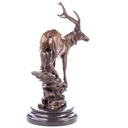 [LA-1822005] Bronzeskulptur Bronzefigur Hirsch Bild 2
