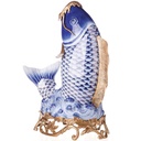 [LA-1822017] Porzellan mit Bronze Vase Fisch Bild 4