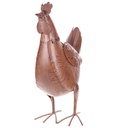 [LA-1822025] Metall Gartenfigur Huhn Bild 3