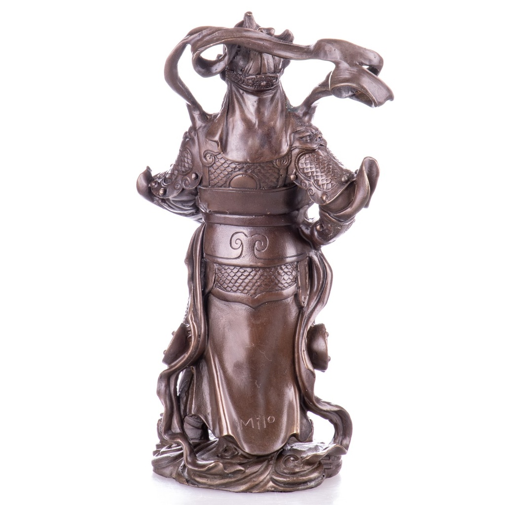 [LA-1822029] Asiatica Bronzefigur Wei Tuo Beschützer Buddhistischer Kloster Bild 3