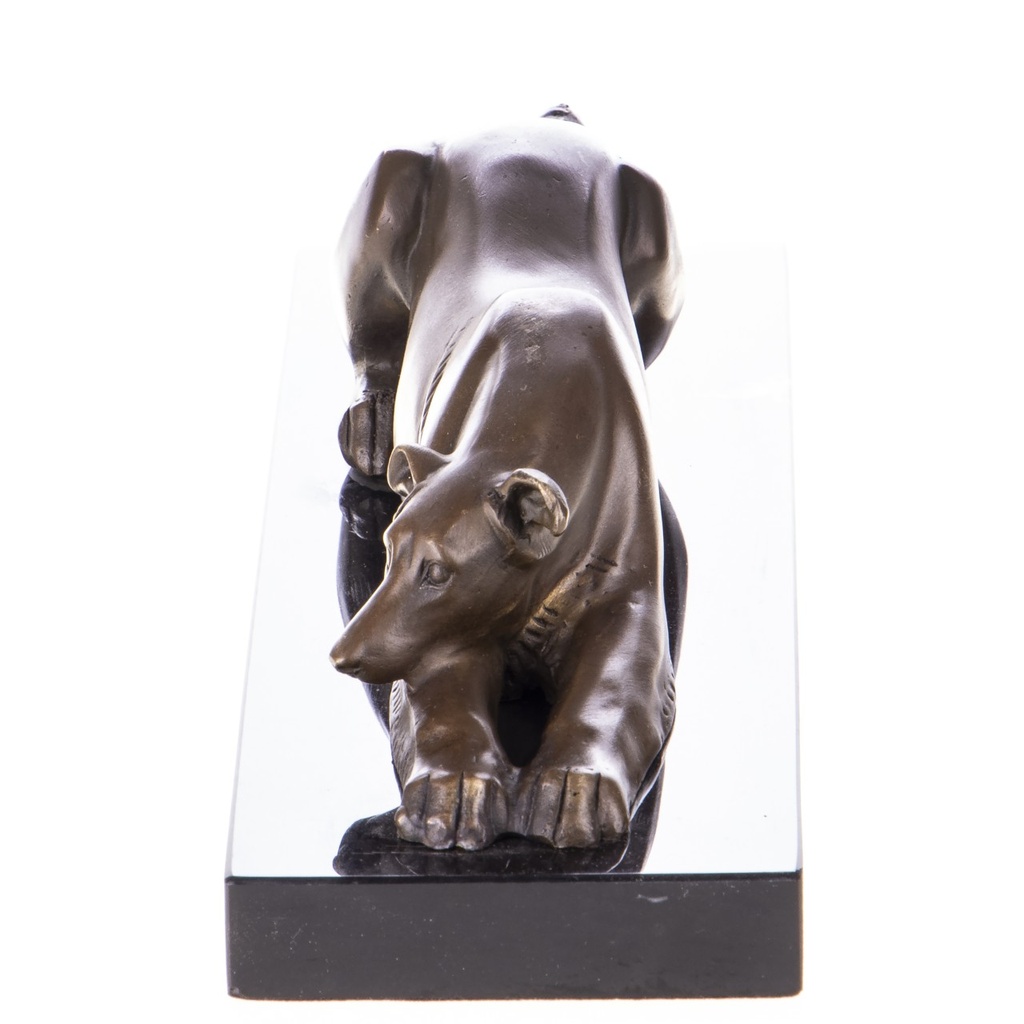 [2119743] Art Deco Bronzefigur liegender Windhund Bild 2