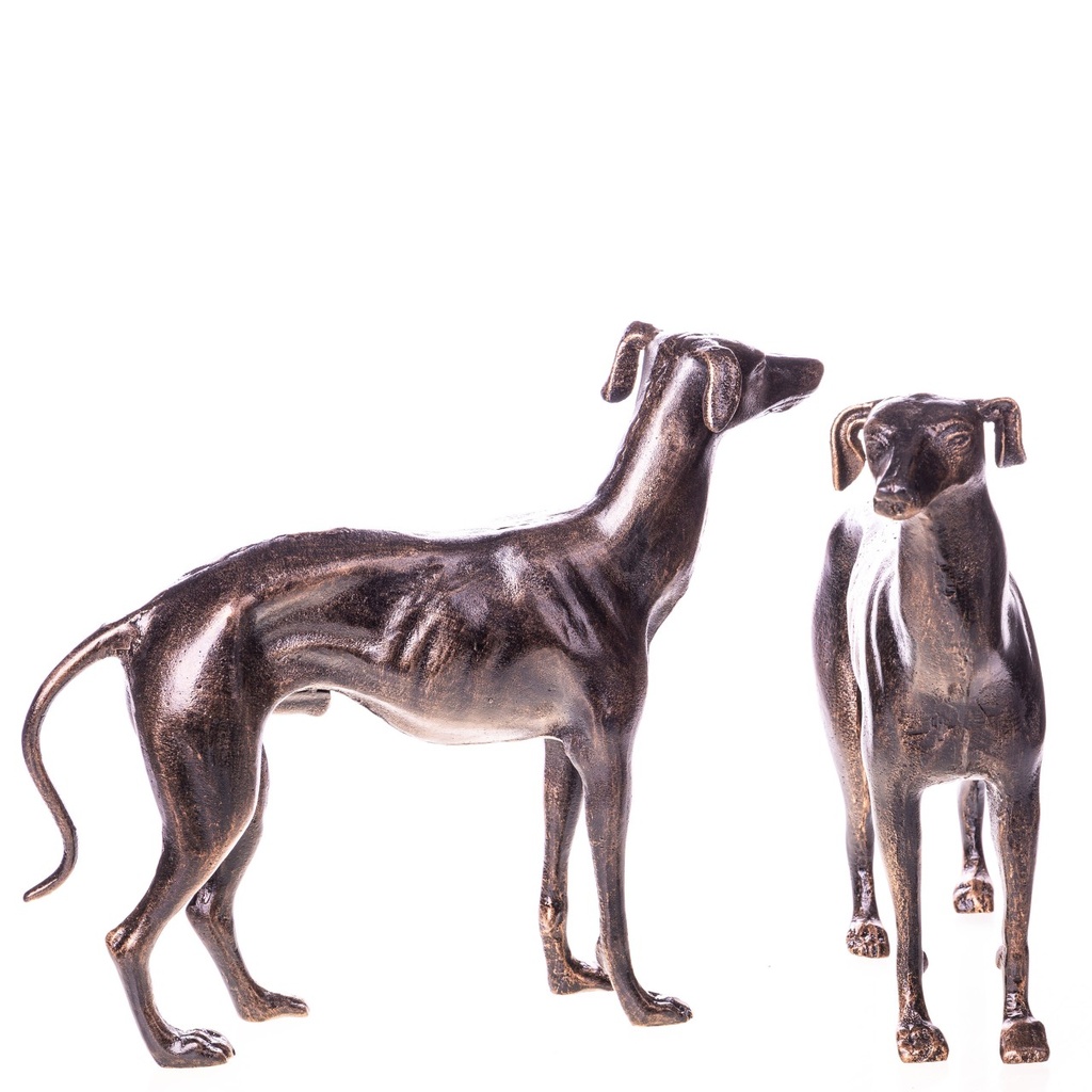 [LA-1822060] Gusseisen Windhunde Set/2 Bild 4