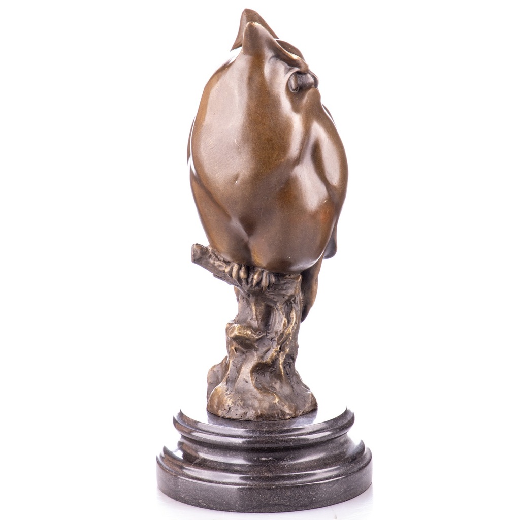 [LA-1822063] Bronzeskulptur Bronzefigur Eule Bild 2