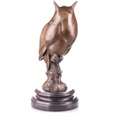 [LA-1822063] Bronzeskulptur Bronzefigur Eule Bild 3