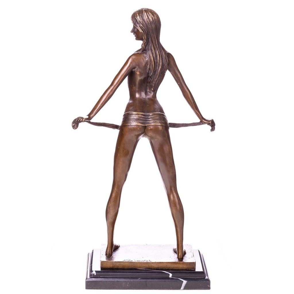[LA-1822069] Erotische Bronzefigur weiblicher Akt Bild 3