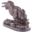 [LA-1822098] Bronzeskulptur Bronzefigur Wildschwein Bild 3