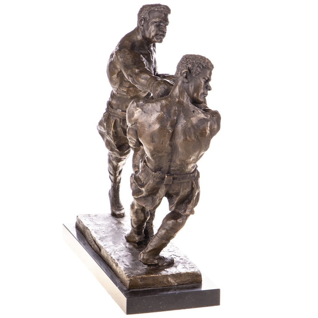 [LA-1822099] Bronzeskulptur Bronzefigur Boxer Bild 2