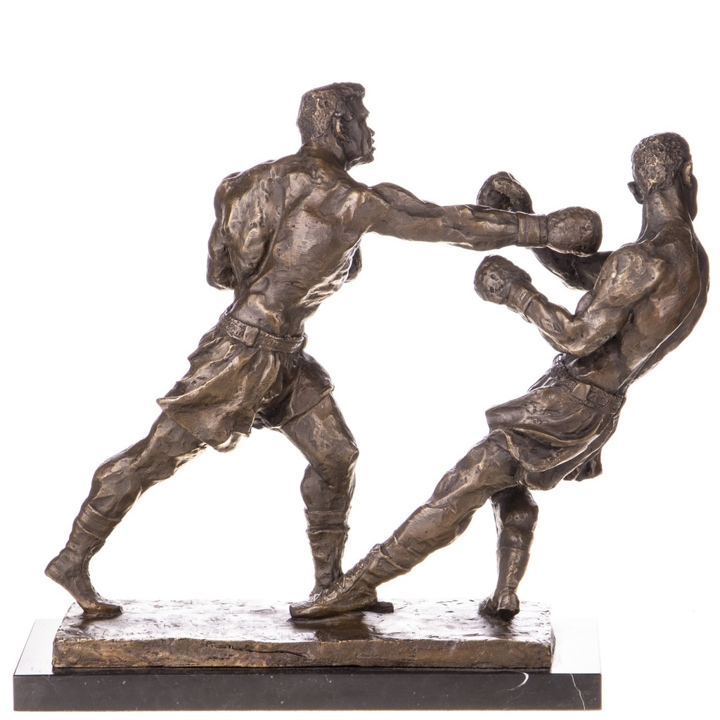 [LA-1822099] Bronzeskulptur Bronzefigur Boxer Bild 3