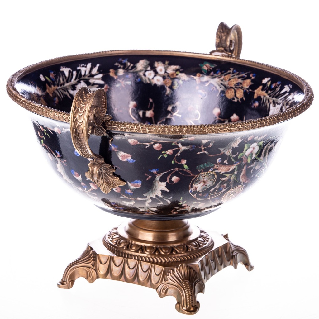 [LA-1822117] Porzellan mit Bronze Schale Bild 2