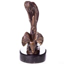 [2119753] Art Deco Bronzefigur Frau mit Pelikan Bild 3