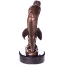 [2119753] Art Deco Bronzefigur Frau mit Pelikan Bild 4