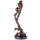 [LA-1822139] Bronzeskulptur Bronzefigur Papagei Bild 3