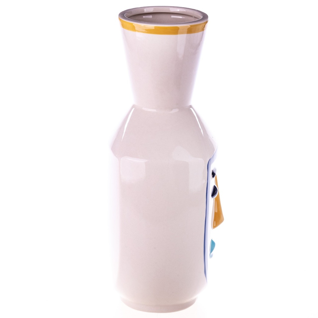 [LA-1822152] Handbemalte Keramik Gesicht-Vase Bild 2