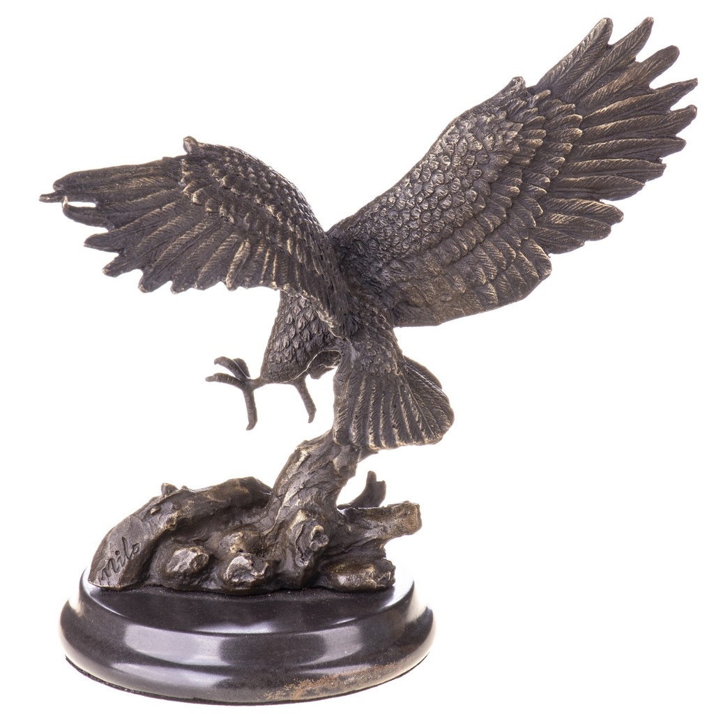 [LA-1822168] Bronzeskulptur Bronzefigur Adler Bild 2