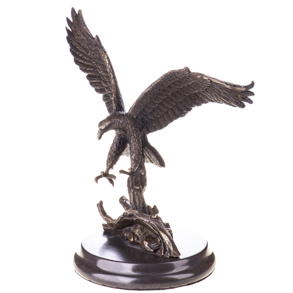 [LA-1822168] Bronzeskulptur Bronzefigur Adler Bild 3
