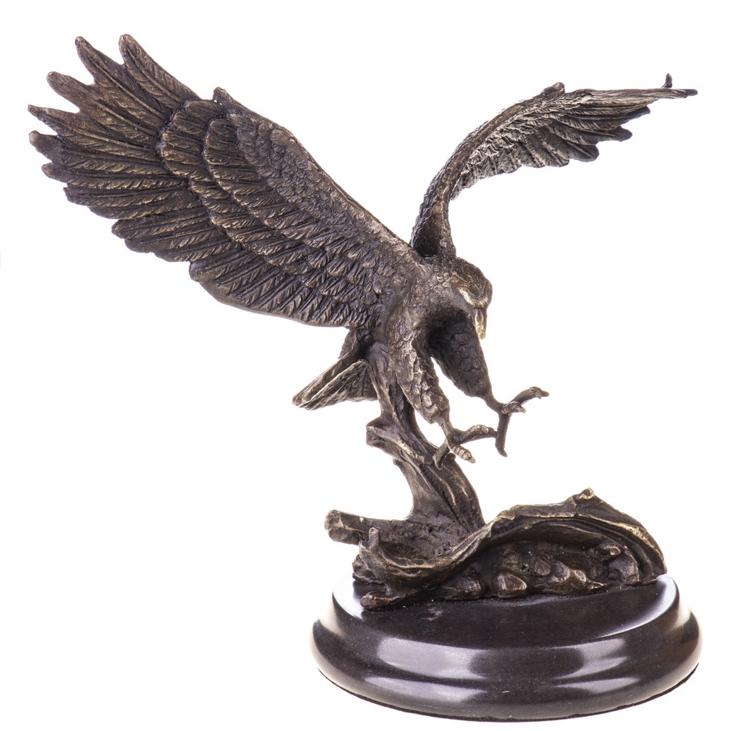 [LA-1822168] Bronzeskulptur Bronzefigur Adler Bild 4