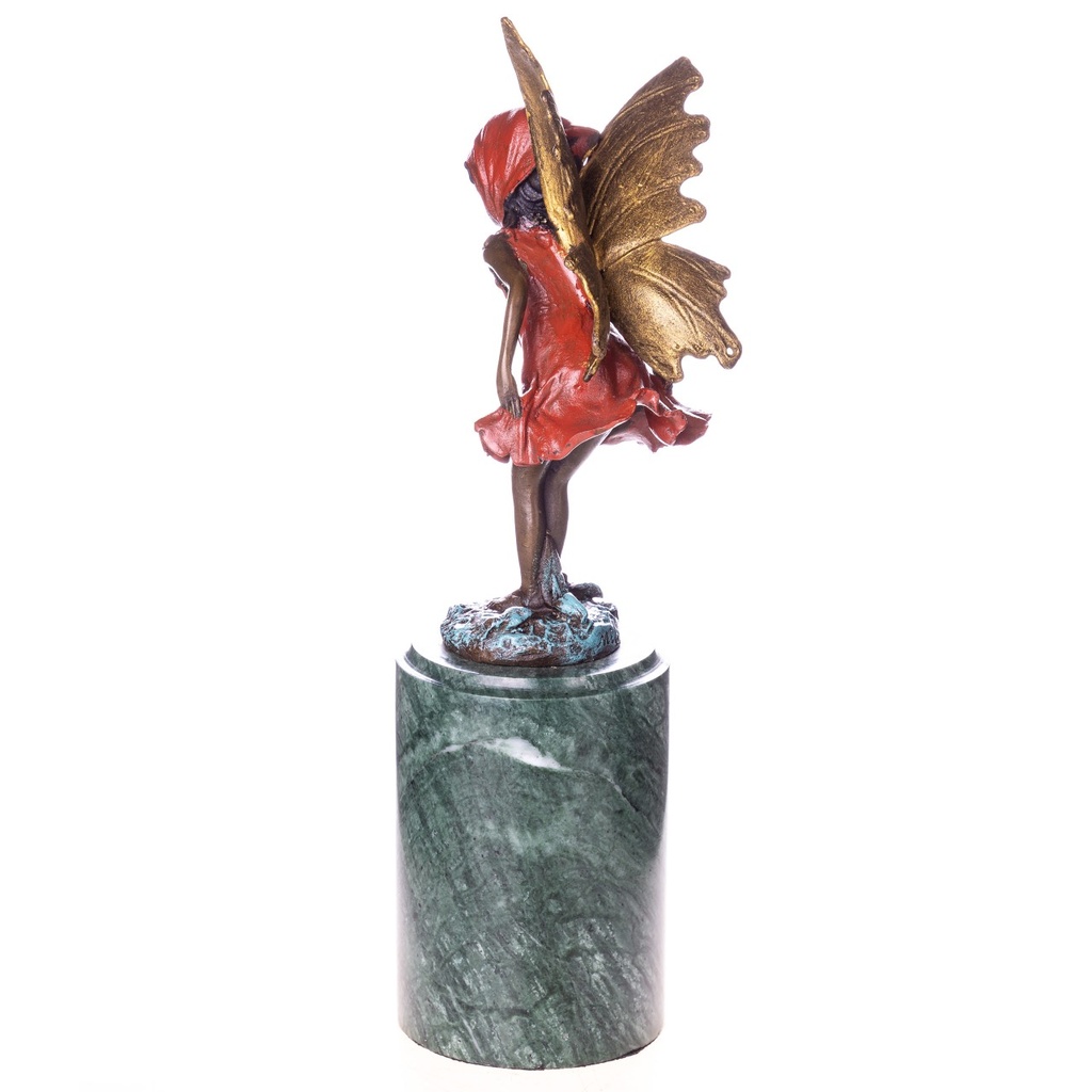 [LA-1822170] Farbige Bronzefigur Elfe Bild 2