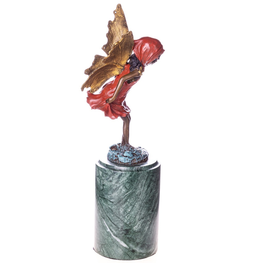 [LA-1822170] Farbige Bronzefigur Elfe Bild 3