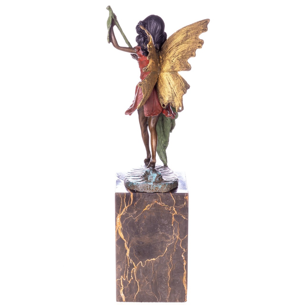 [LA-1822171] Farbige Bronzefigur Elfe Bild 2