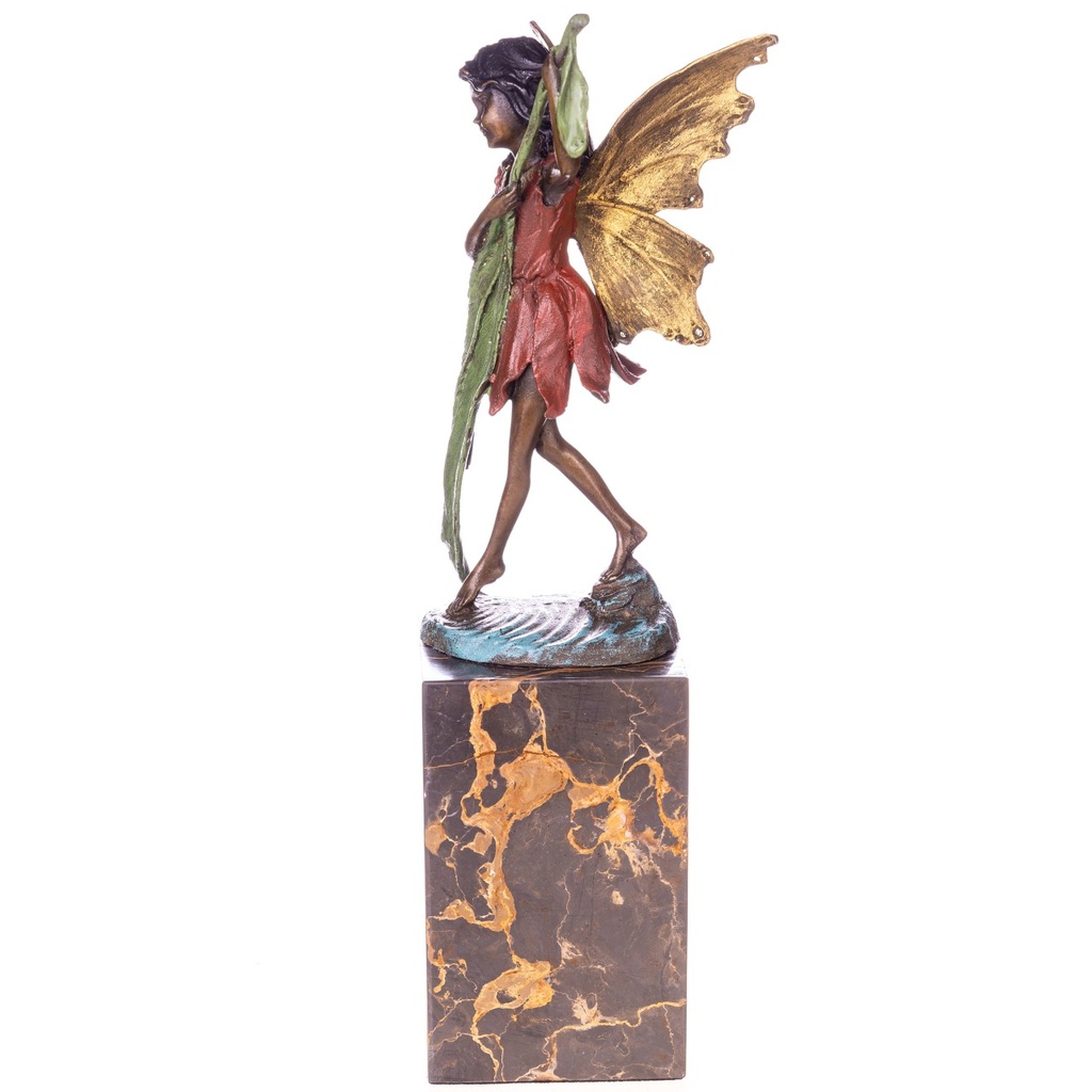 [LA-1822171] Farbige Bronzefigur Elfe Bild 3