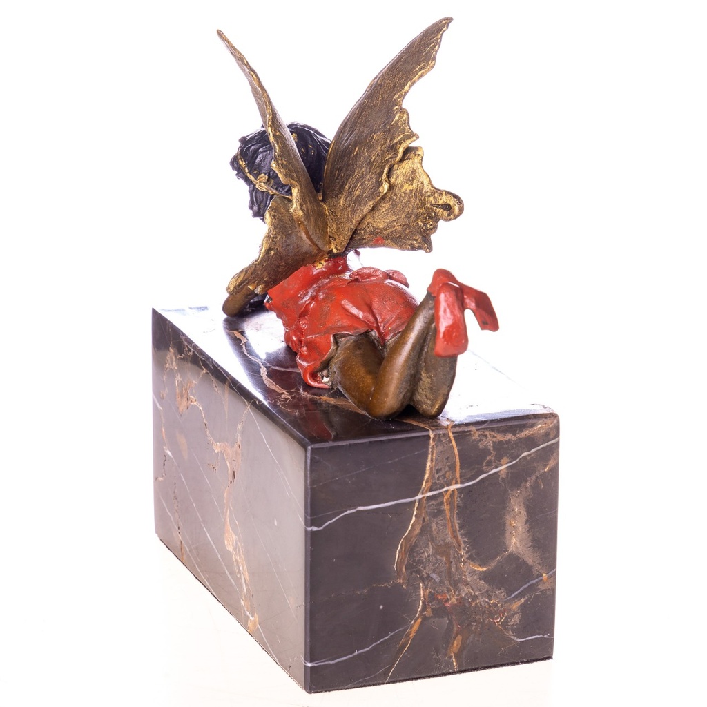 [LA-1822172] Farbige Bronzefigur Elfe Bild 2