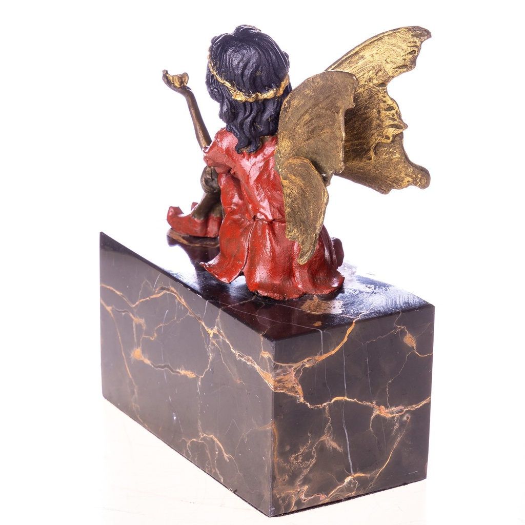 [LA-1822173] Farbige Bronzefigur Elfe Bild 2