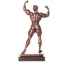 [LA-1822176] Bronzeskulptur Bronzefigur Bodybuilder Bild 2