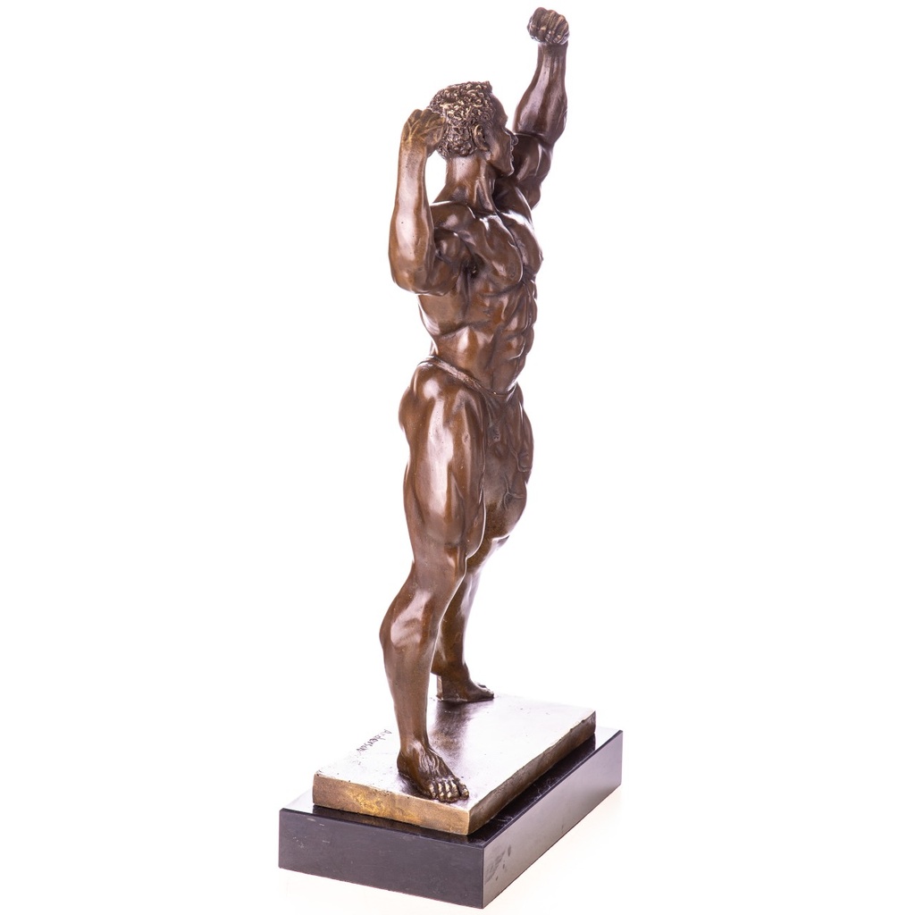 [LA-1822176] Bronzeskulptur Bronzefigur Bodybuilder Bild 3