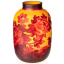 [LA-1822225] Handgefertigte Kameoglas Vase signiert Gallé und Tip Bild 2