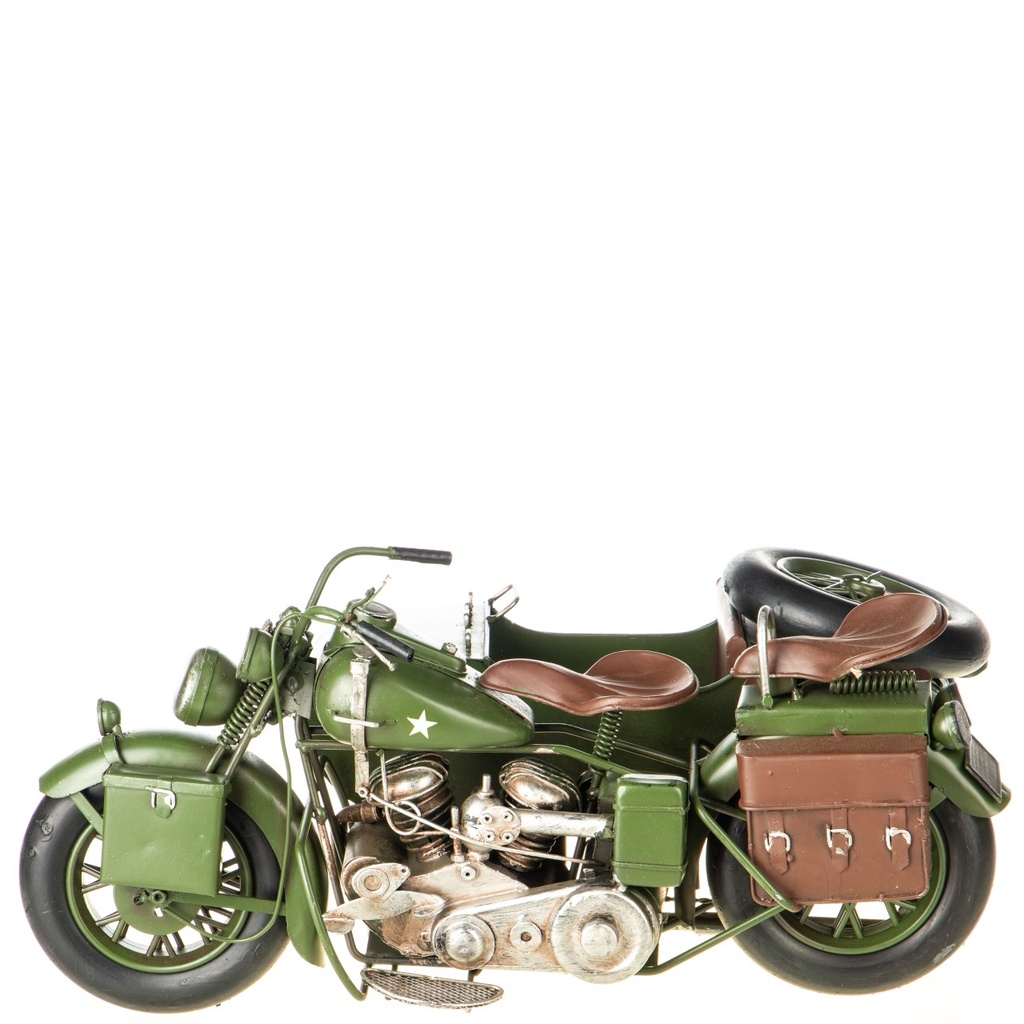 [LA-1822241] Blechmodell Militär Motorrad mit Beiwagen Bild 5