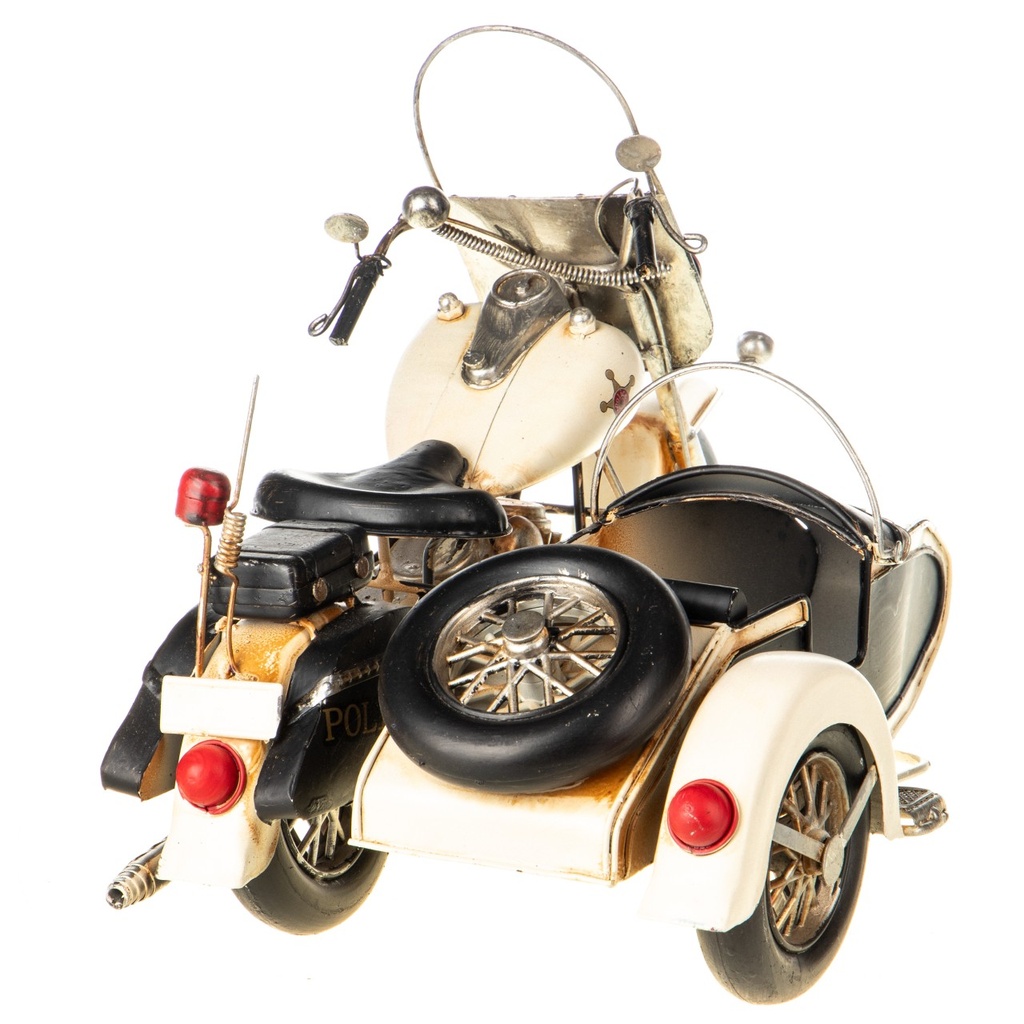 [LA-1822242] Blechmodell Polizei Motorrad mit Beiwagen Bild 3