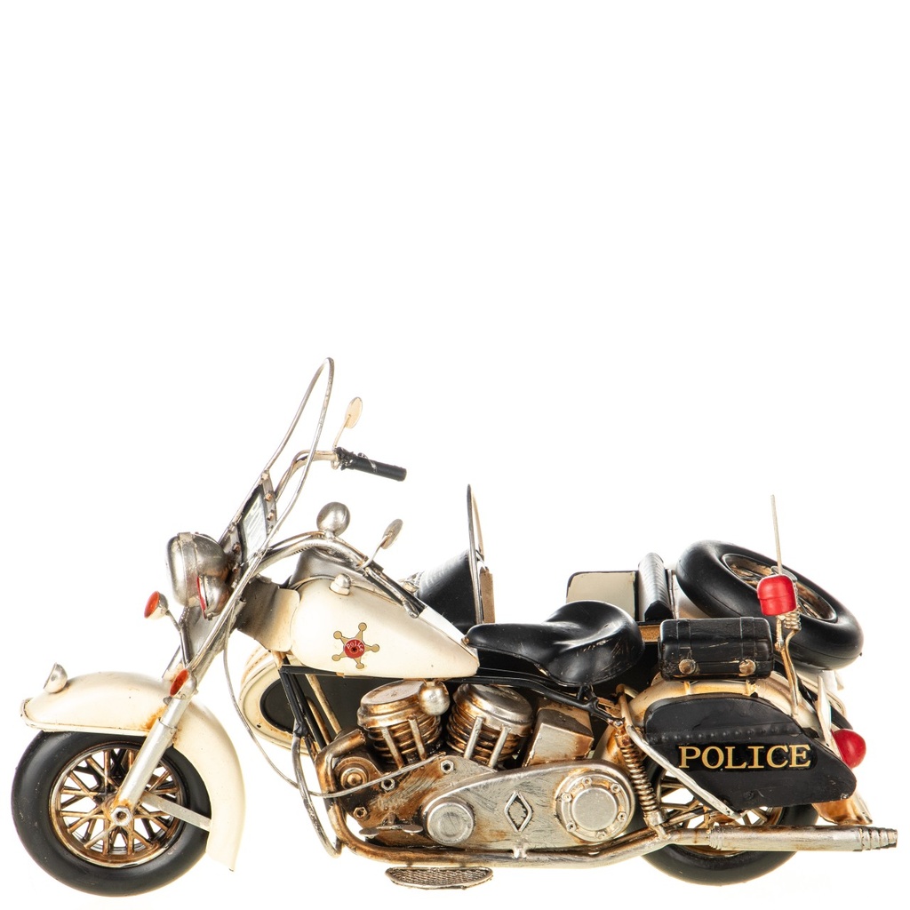 [LA-1822242] Blechmodell Polizei Motorrad mit Beiwagen Bild 5