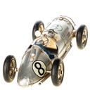 [LA-1822252] Blechmodell Blechauto Oldtimer Rennwagen Sportwagen Silber klassisch Bild 3