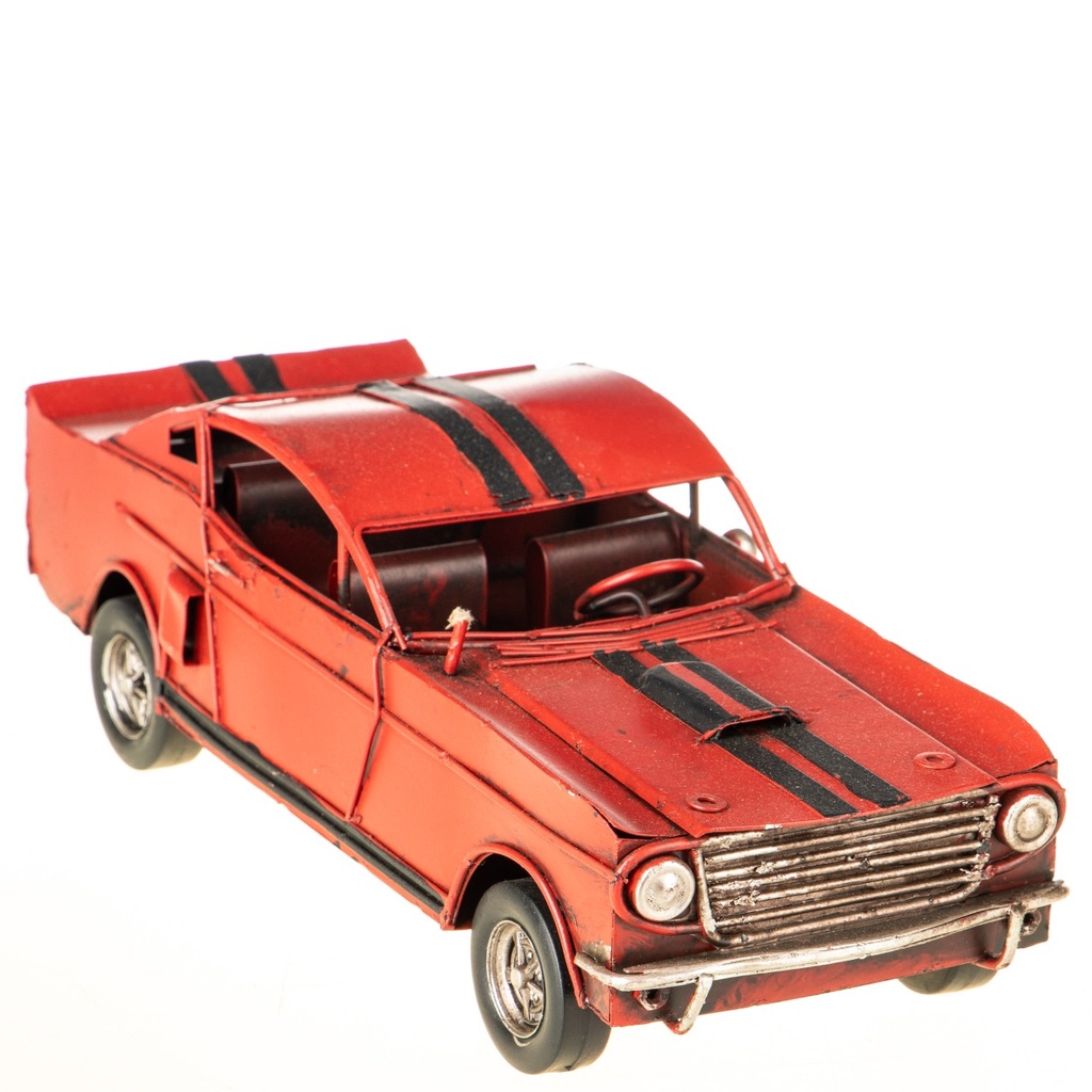 [LA-1822260] Blechmodell Blechauto Rennauto Sportwagen Rennwagen Muscle-Car Rot Bild 2