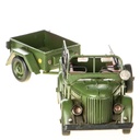 [LA-1822261] Blechmodell Militär Geländewagen mit Anhänger Bild 5