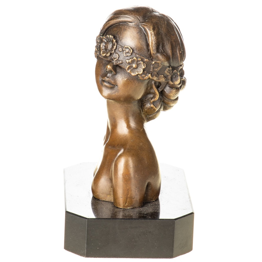 [LA-1822295] Bronzeskulptur Bronzefigur Frauenbüste Bild 4