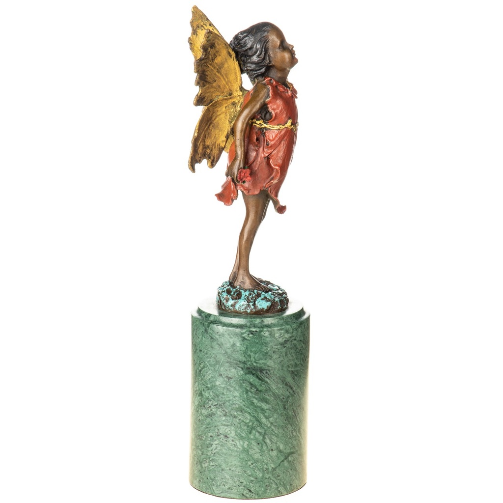 [LA-1822296] Farbige Bronzefigur Elfe Bild 2