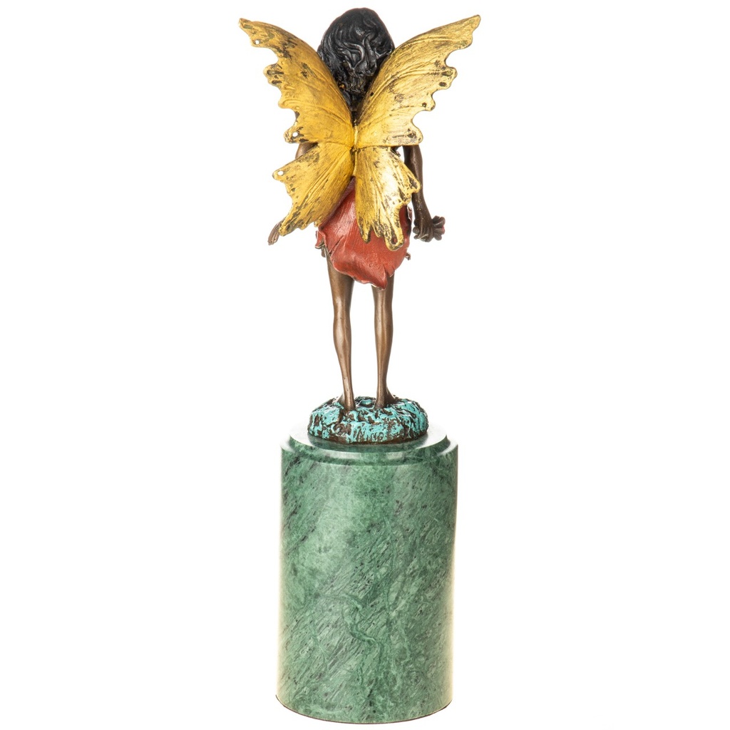 [LA-1822296] Farbige Bronzefigur Elfe Bild 3
