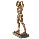 [LA-1822298] Bronzeskulptur Bronzefigur Bodybuilder Bild 3